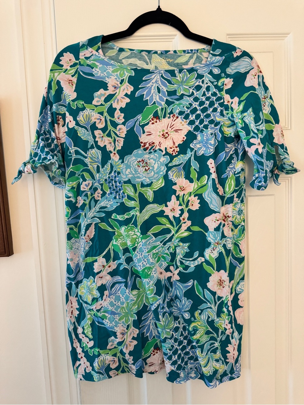 Lilly Pulitzer Teal mini Lidia dress